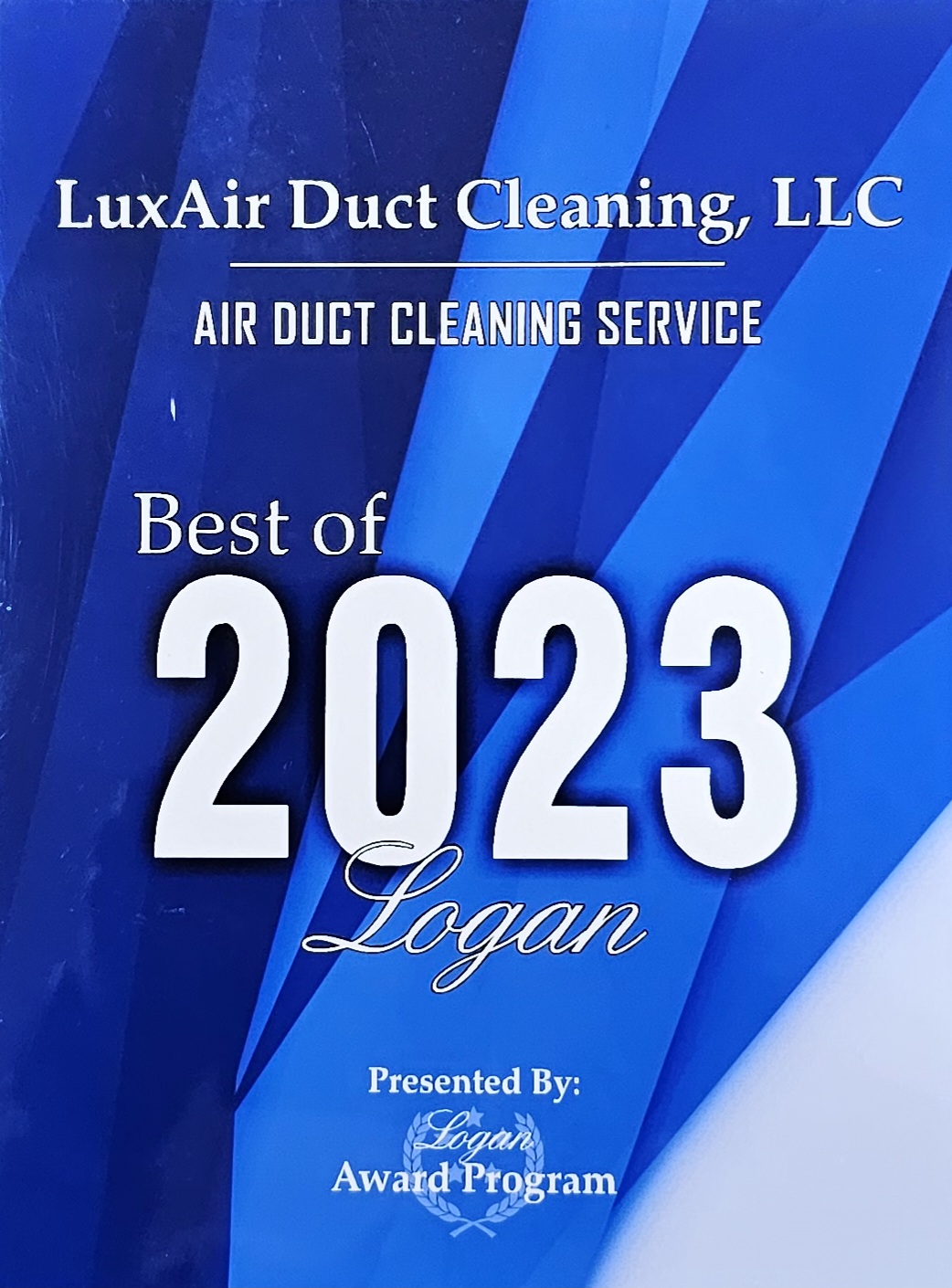 Logan best - Award, Air duct cleaning